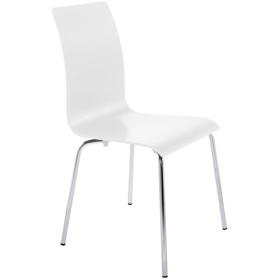 Chaise de salle à manger design ESPERA en bois blanche
