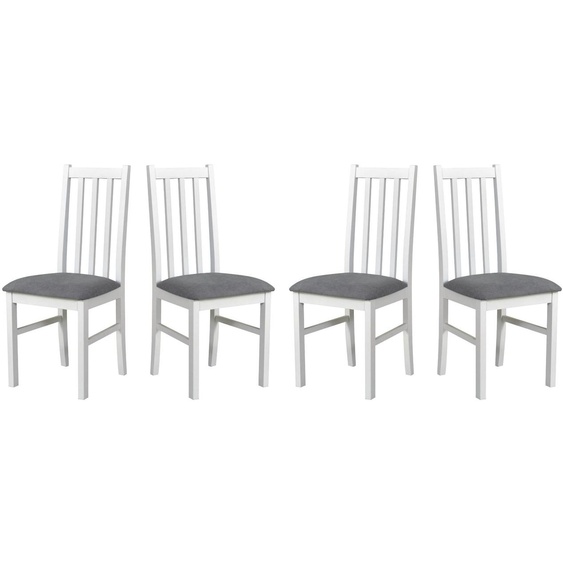 CHAISE DE SALLE À MANGER - Lot de 4 Bos 10 blanc soro 90