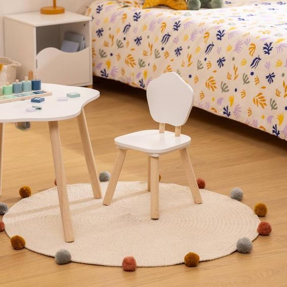 Chaise De Table Enfant - Douceur Blanc