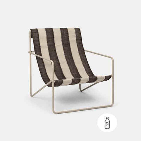 Chaise Desert - cachemire - off-white/chocolate