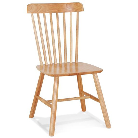 Chaise design MONTANA en bois finition naturelle