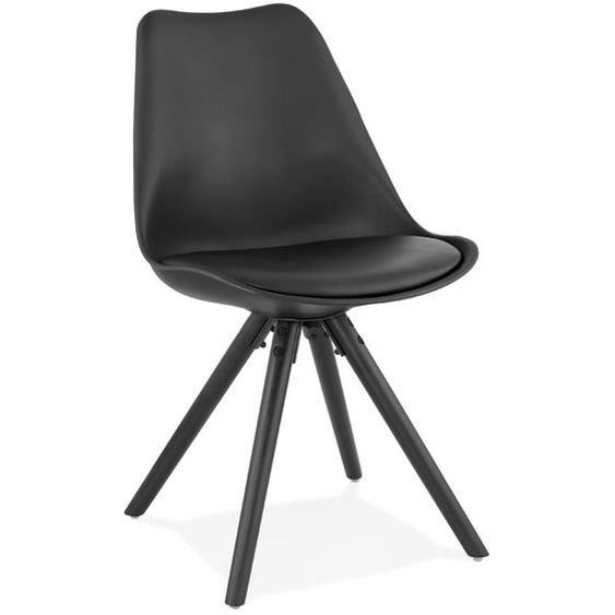 Chaise design PIPA noire