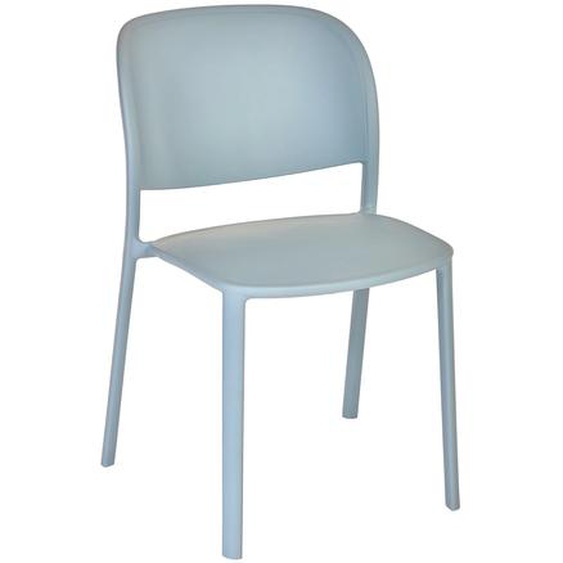 Chaise d’extérieur Lucia en Polypropylène empilable - Bleu
