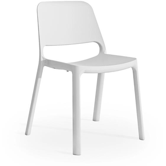 Chaise dintérieur extérieur Nuke en Nylon Blanc