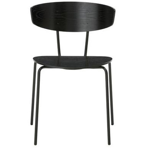 Chaise empilable Herman bois noir - Ferm Living