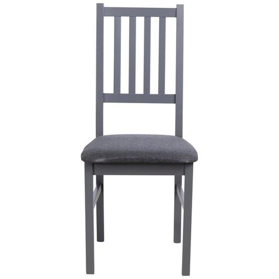 Chaise en bois hêtre massif grisé - FLAINE