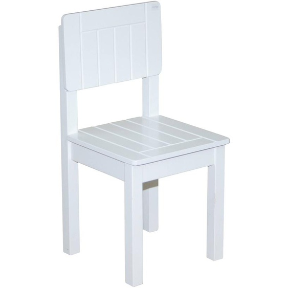 Chaise En Bois Massif Style Rustique Pour Enfants De 2 À 10 Ans Blanc