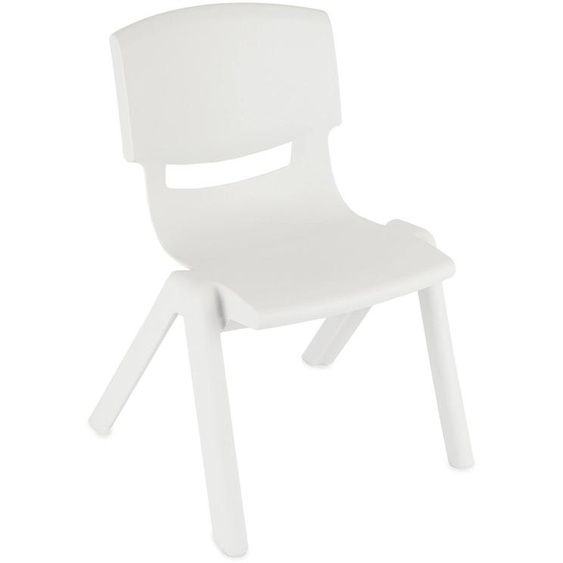 Chaise Enfant Empilable, Intérieur/extérieur Blanc