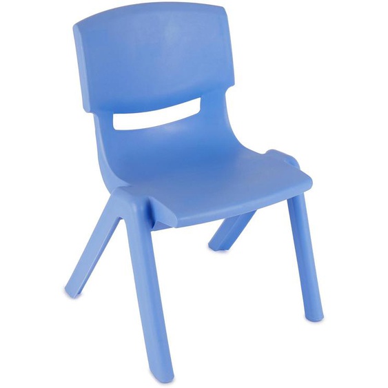 Chaise Enfant Empilable, Intérieur/extérieur Bleu
