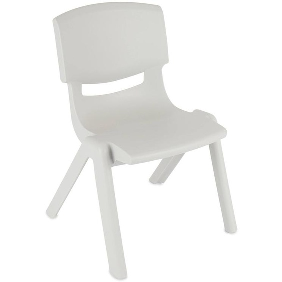 Chaise Enfant Empilable, Intérieur/extérieur Gris