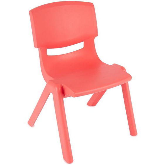 Chaise Enfant Empilable, Intérieur/extérieur Rouge