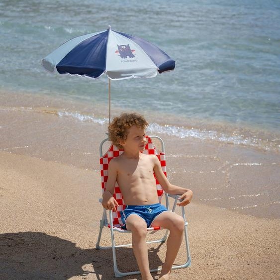 Chaise Enfant Pliable Avec Parasol Upf50 Multicolore