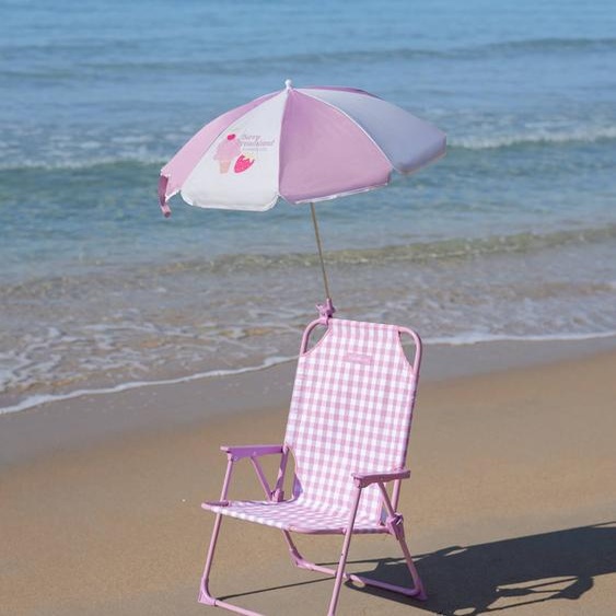 Chaise Enfant Pliable Avec Parasol Upf50 Violet