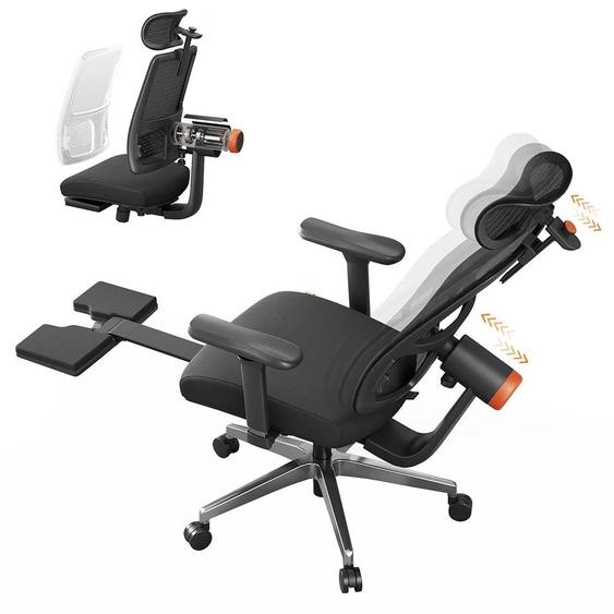 Chaise ergonomique, support adaptatif, confort amélioré, couleur noire