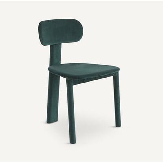 Chaise gainée de velours, design E.Gallina, Marais