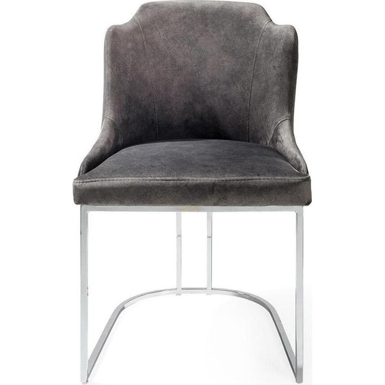 Chaise Grise Moderne Luxe Designer Meuble Chaise de salle à manger Aménagement Chaise rembourrée
