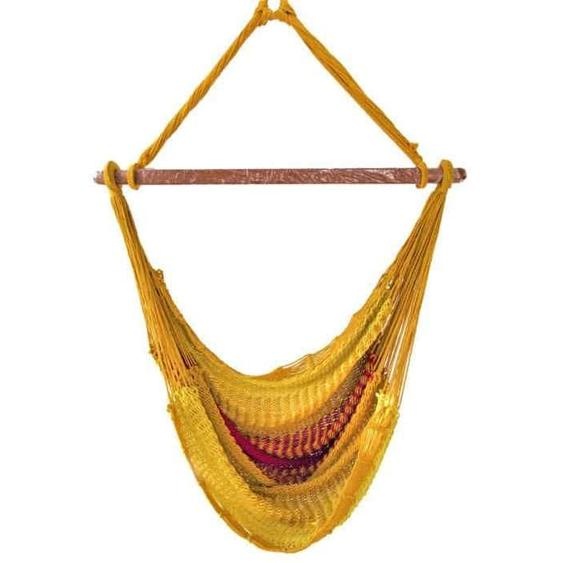 Chaise Hamac Filet Orange