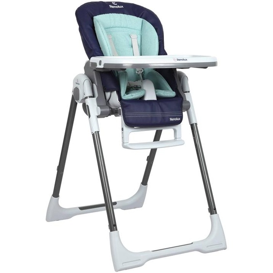 Chaise Haute Avec Réducteur Bébé Bébévision Marine