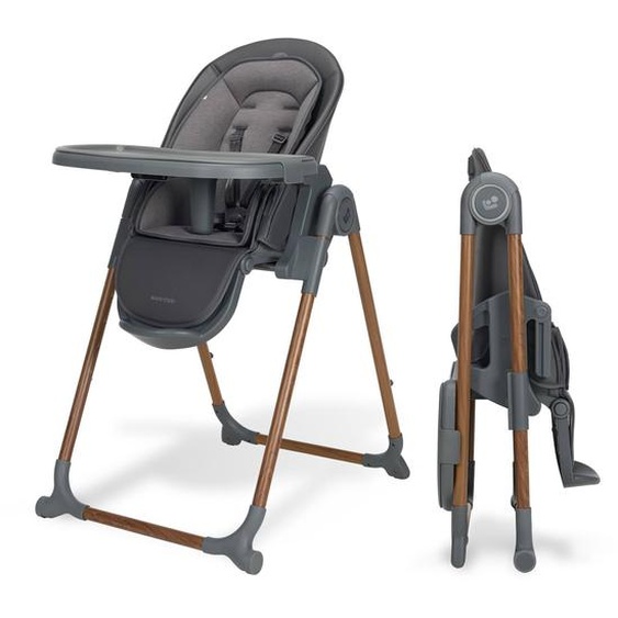 Chaise Haute Bébé Ava Plus Elegance Graphite
