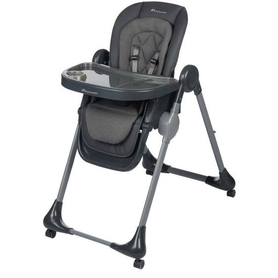 Chaise Haute Bébé Évolutive Multi-positions Olea Mineral Graphite