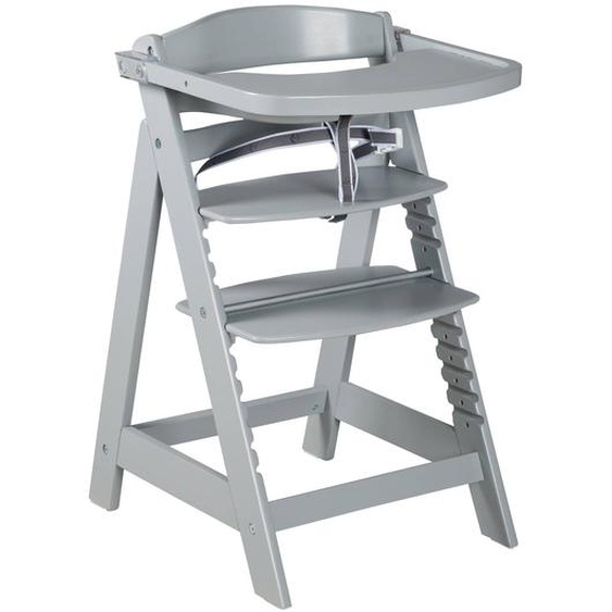Chaise Haute Évolutive Avec Plateau Repas Amovible Sit Up Click & Fun Gris Taupe