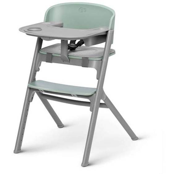 Chaise Haute Évolutive Kinderkraft Livy 3 En 1 Avec Assise Réglable, Repose-pieds Ajustable Et Design Ergonomique Gris