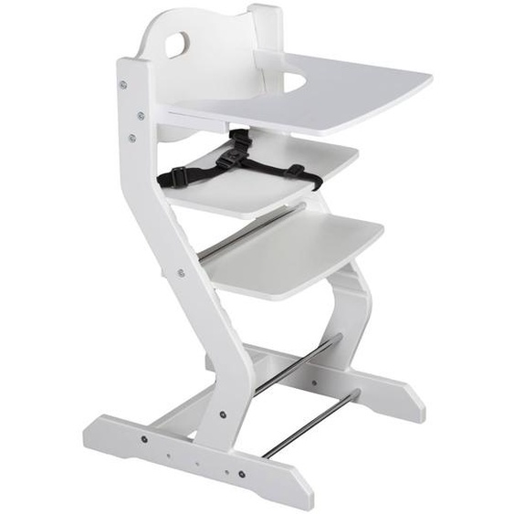 Chaise Haute Évolutive Pour Bébé Blanc