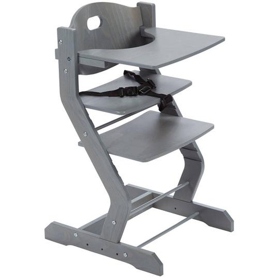 Chaise Haute Évolutive Pour Bébé Gris