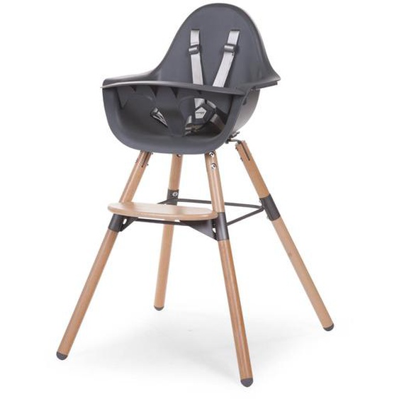 Chaise Haute Évolutive Réglable En Hauteur Evolu 2 Gris
