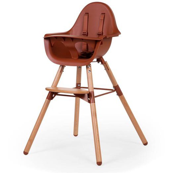 Chaise Haute Évolutive Réglable En Hauteur Evolu 2 Marron