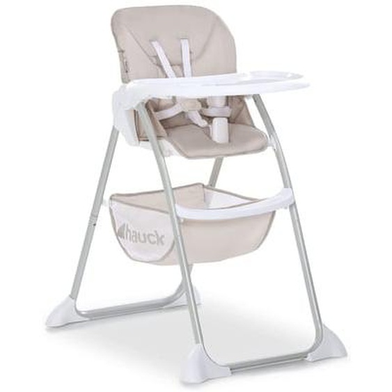 Chaise haute Sit N Fold Beige