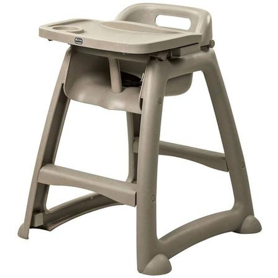 Chaise Haute Solide Gris