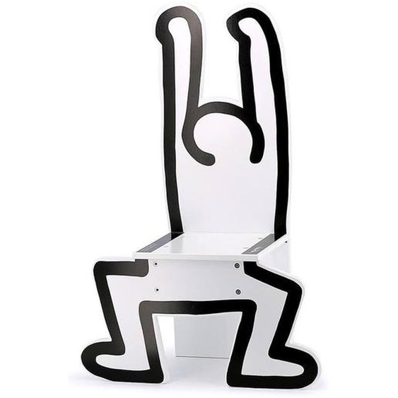 Chaise Keith Haring Blanche Blanc