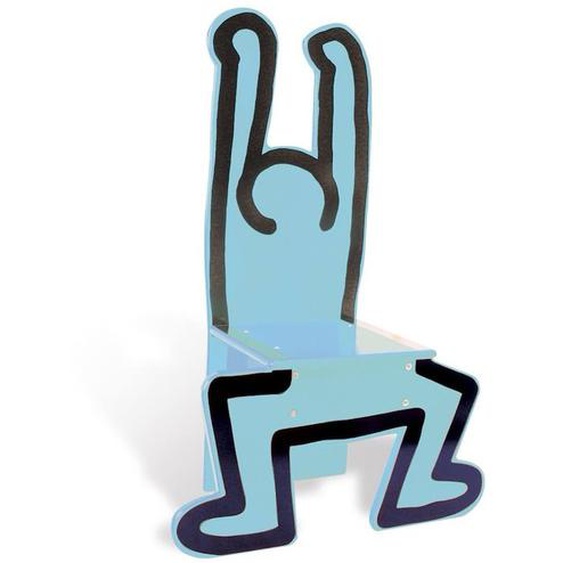 Chaise Keith Haring Bleue Bleu