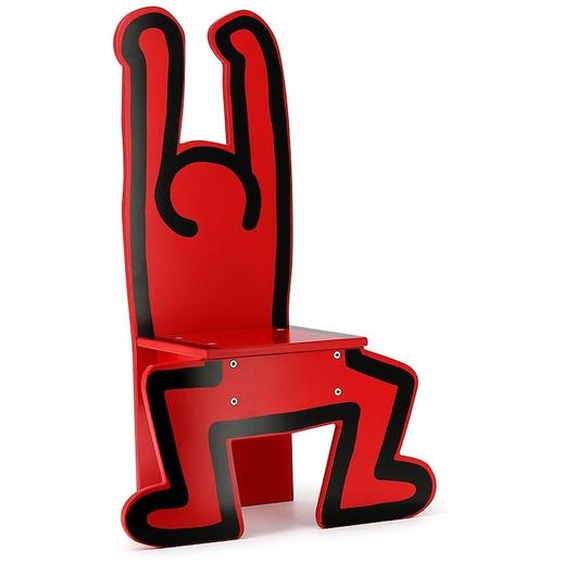 Chaise Keith Haring Rouge