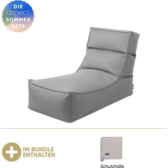 Chaise longue dextérieur Blomus -STAY- avec housse de protection Stone offerte