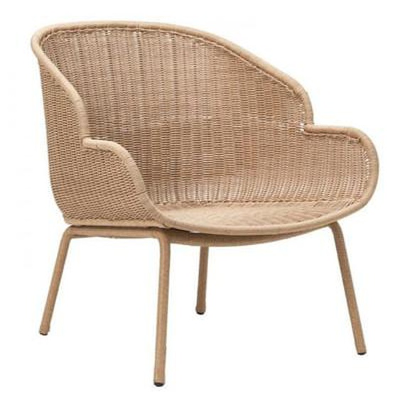 Chaise longue en osier Hapur