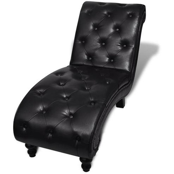 Chaise longue Marron Similicuir
