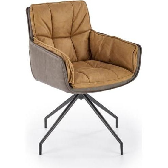 Chaise marron/marron foncé K-523