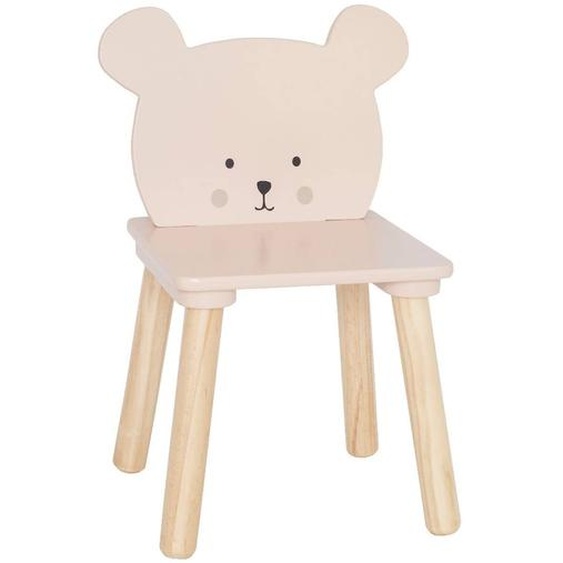Chaise Ours En Bois Rose