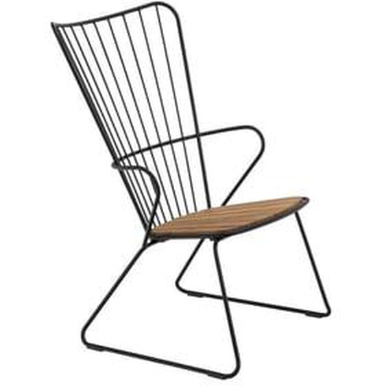 Chaise PAON Lounge - noir