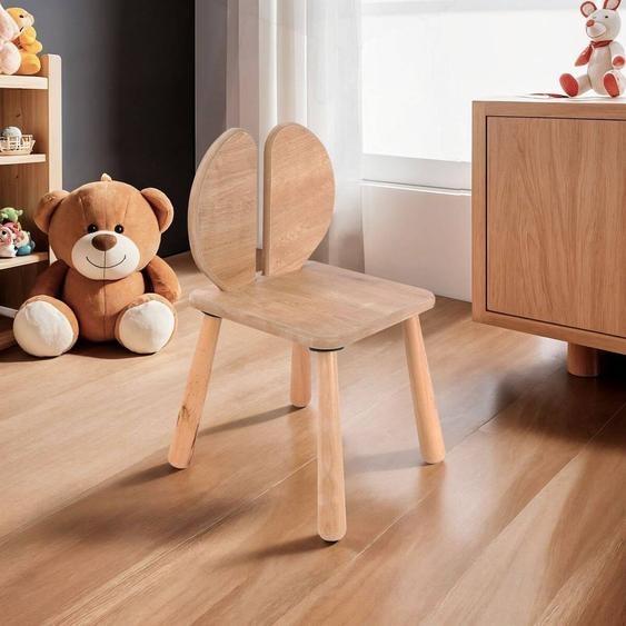 Chaise Pour Enfant Dossier Oreilles - Mael Beige