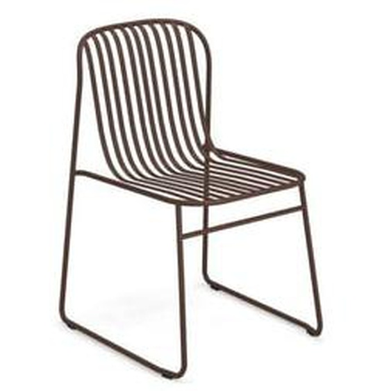 Chaise Riviera  - couleur rouille