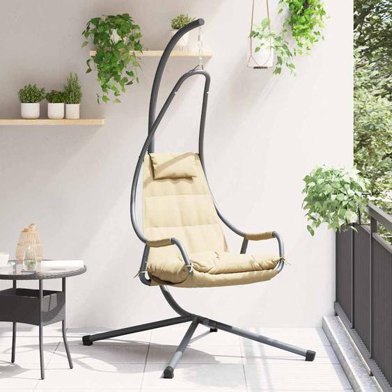 Chaise suspendue Beige 94 x 107 x 196.5 cm Acier