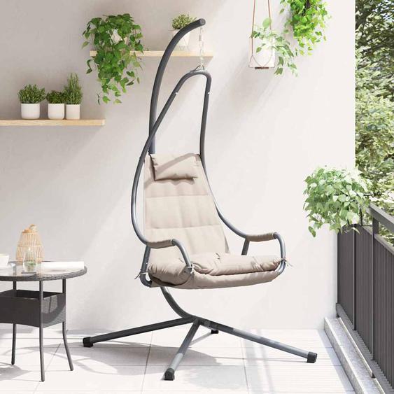 Chaise suspendue Taupe 94 x 107 x 196.5 cm Acier