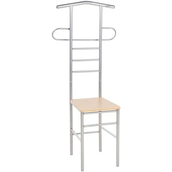 Chaise valet de nuit lot de 2 métal