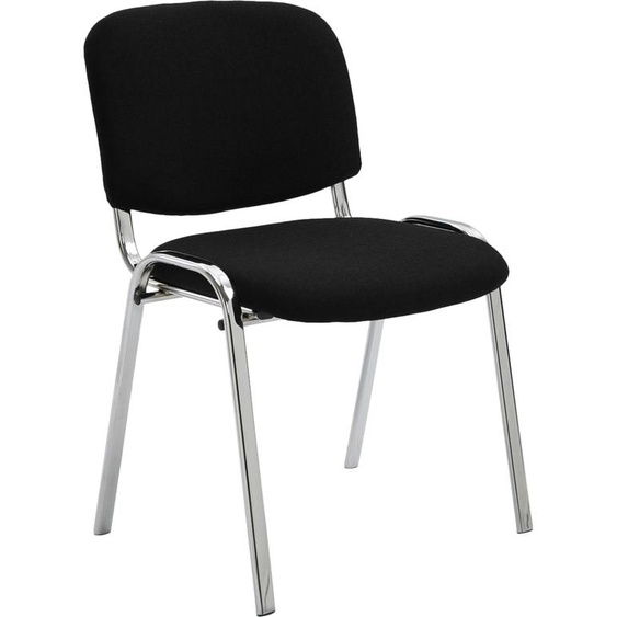 Chaise visiteur Ken chrome tissu