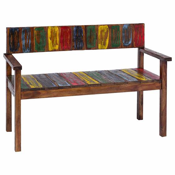 Chaises à manger lot de 4 bois de récupération solide