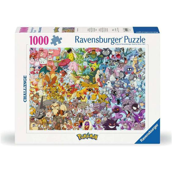 Challenge Puzzle Pokémon 1000 Pièces Blanc