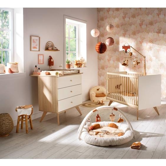 Chambre Bébé Complète Camille, Lit 120x60 Et Commode À Langer - Camille Vanille